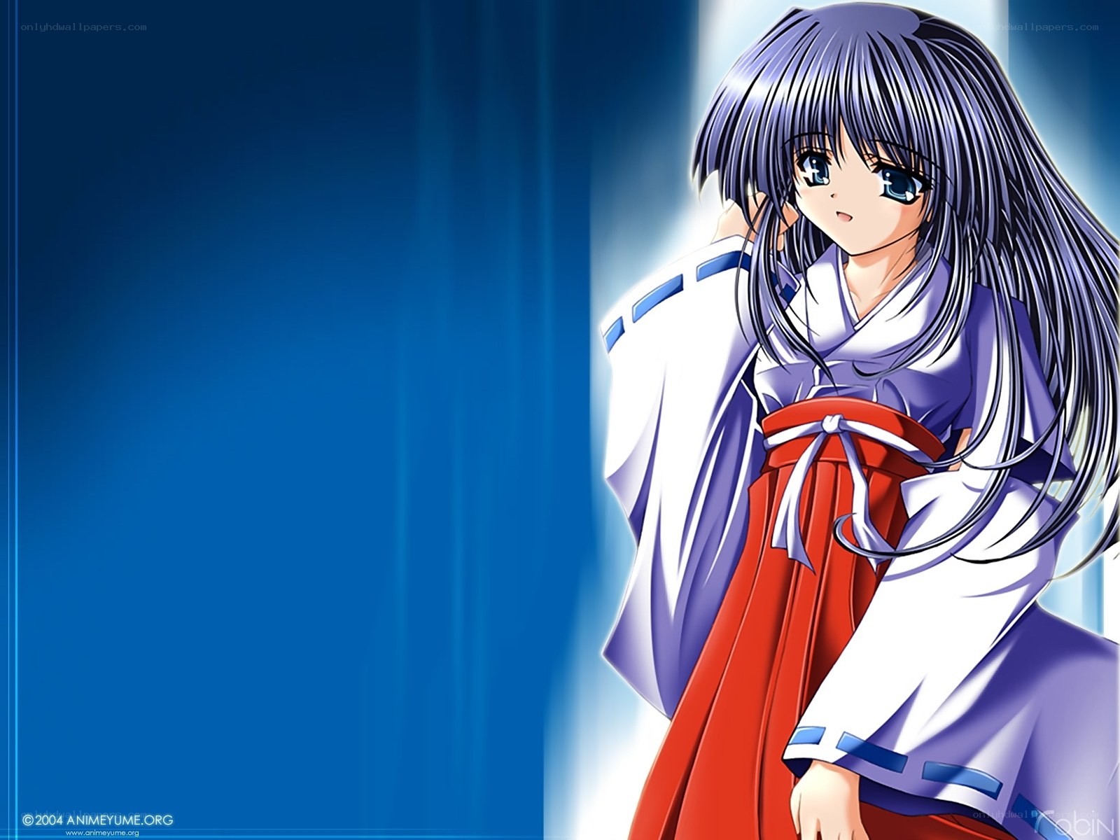anime girl in traditional clothing