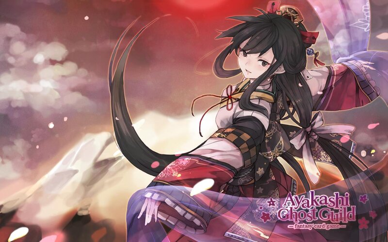 Anime Girl in Traditional Clothing — Purple