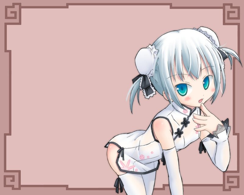 anime girl in traditional dress