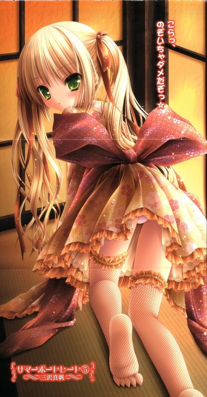 anime girl in traditional dress