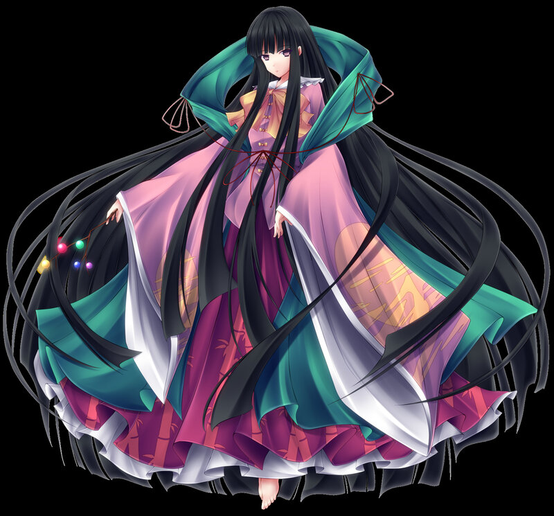 anime girl in traditional dress