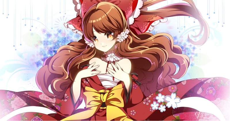 anime girl in traditional dress