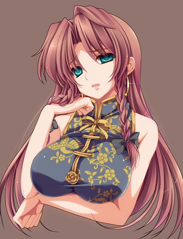anime girl in traditional dress