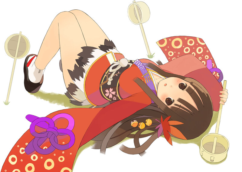 anime girl in traditional outfit