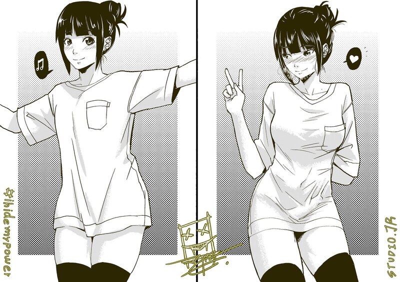 Anime Girl in Two Poses