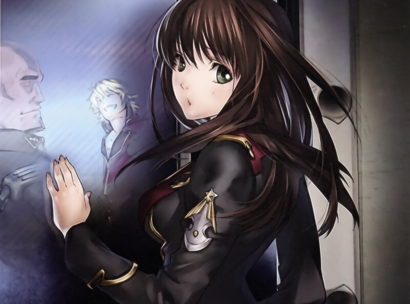 anime girl in uniform