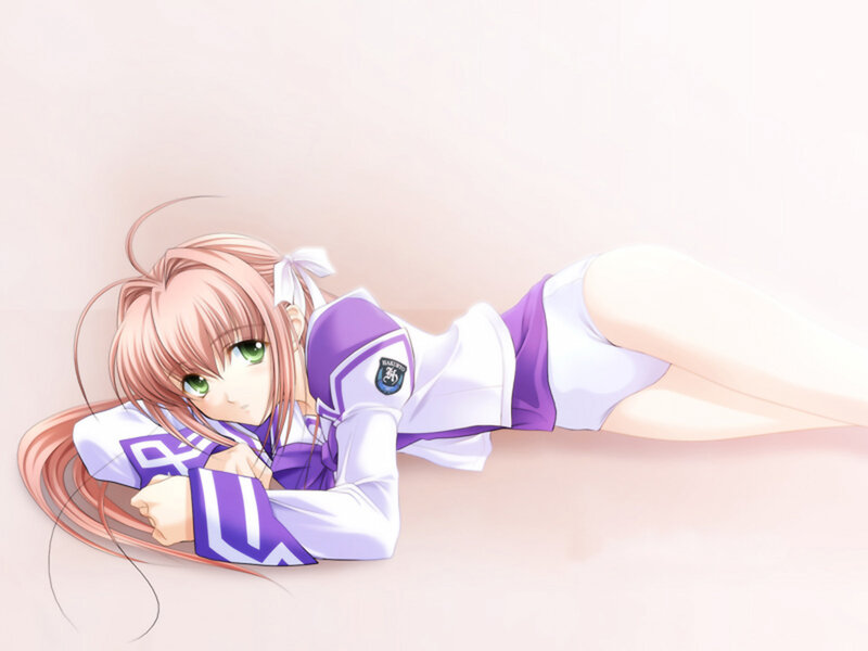 anime girl in uniform