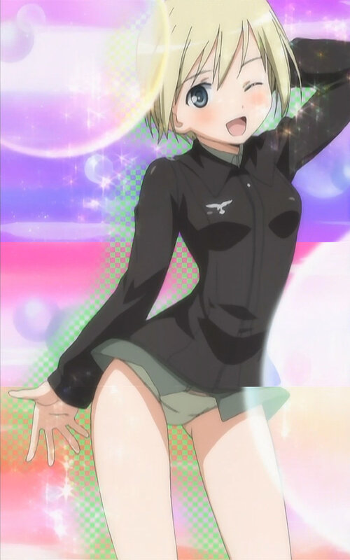 anime girl in uniform