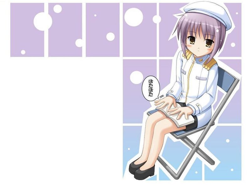 anime girl in uniform