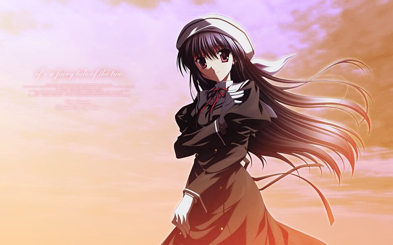 anime girl in uniform