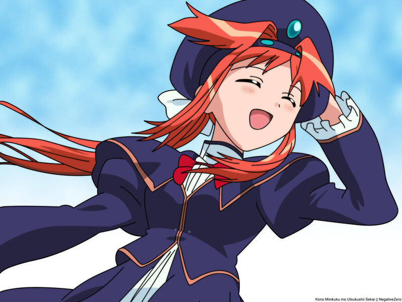 anime girl in uniform