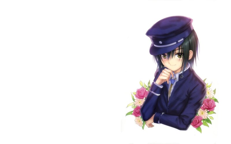 anime girl in uniform