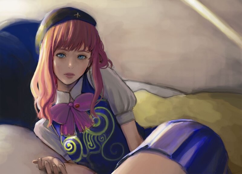 anime girl in uniform