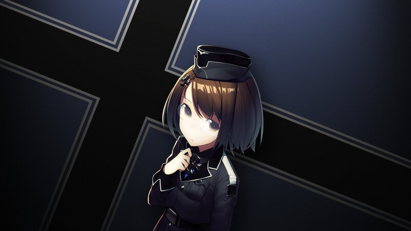 anime girl in uniform