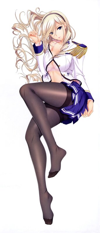 anime girl in uniform
