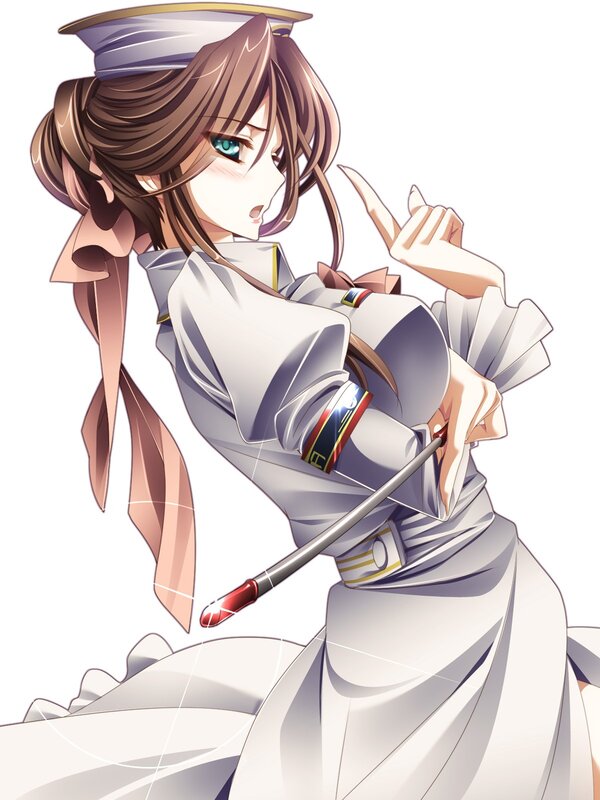 anime girl in uniform