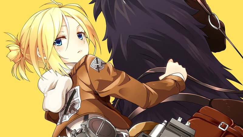 anime girl in uniform