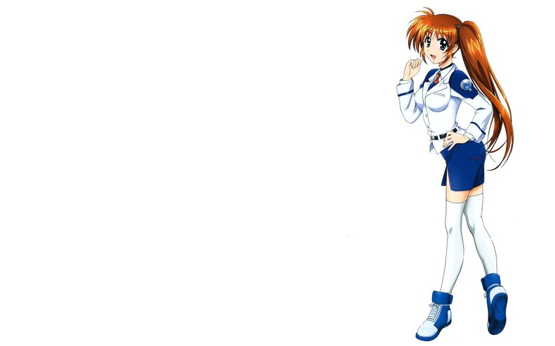 anime girl in uniform