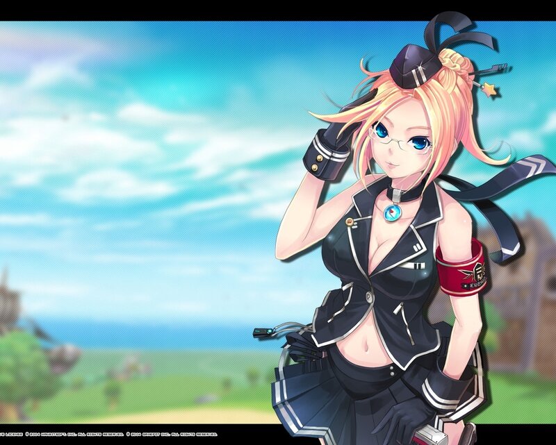 anime girl in uniform
