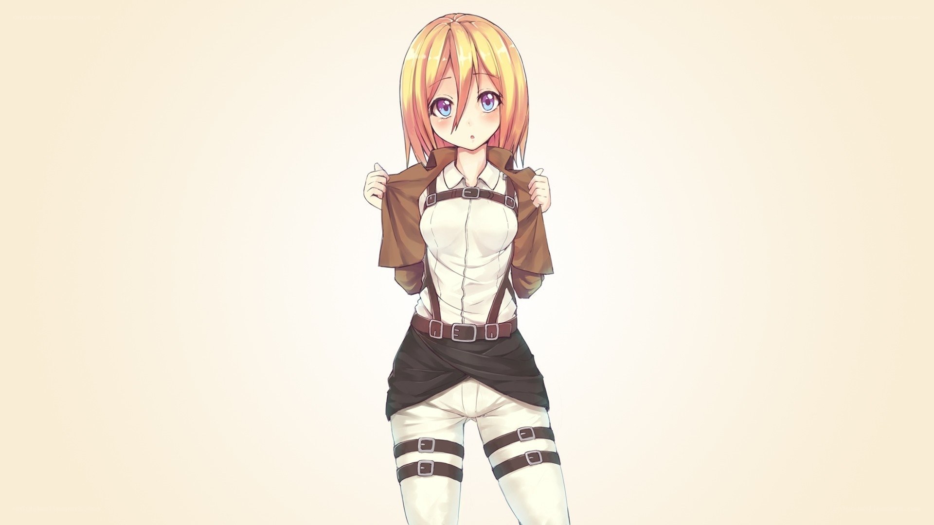 anime girl in uniform
