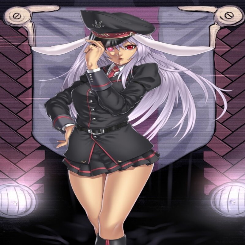Anime Girl in Uniform — Black