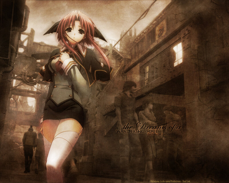 Anime Girl in Uniform — Brown, Dramatic