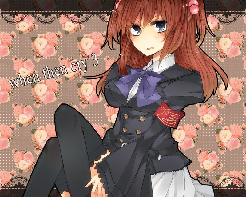 Anime Girl in Uniform — Brown, Melancholic