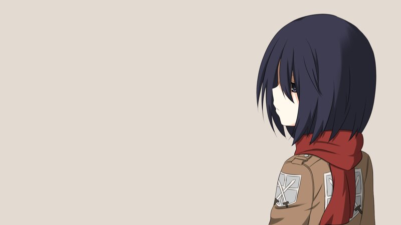 Anime Girl in Uniform — Brown, Neutral