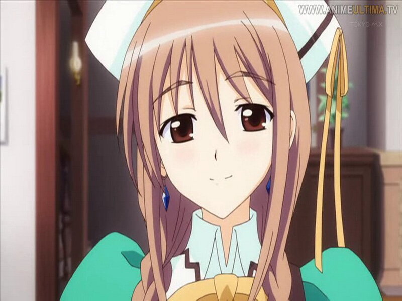 Anime Girl in Uniform — Brown