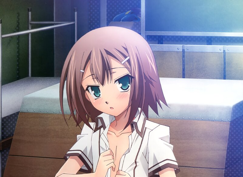 anime girl in uniform