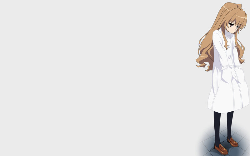 anime girl in white coat