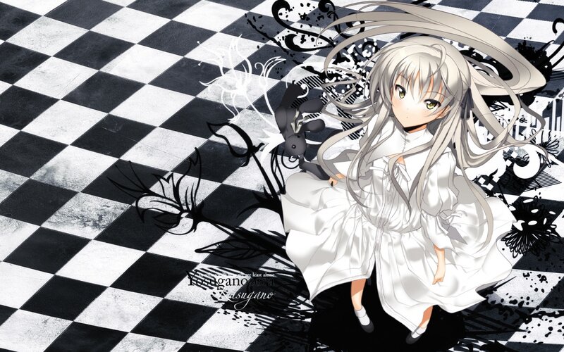 Anime Girl in White Dress — Dramatic