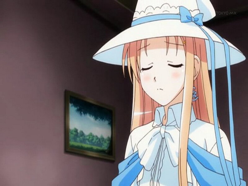 Anime Girl in White Hat — Serene