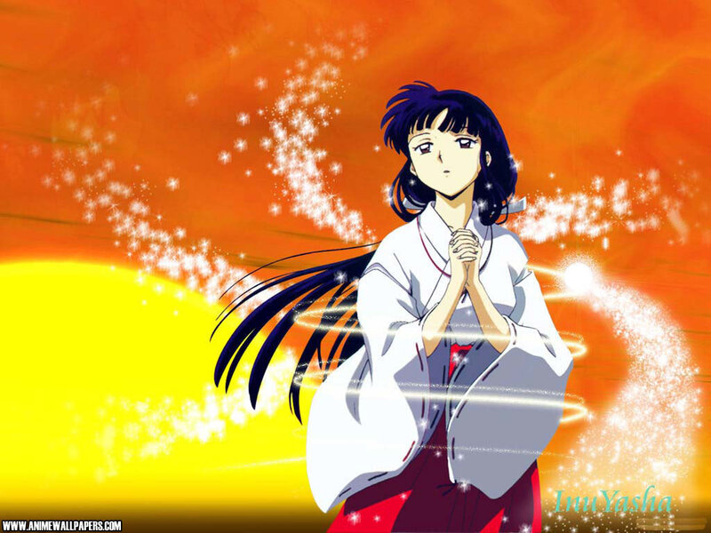 Anime Girl in White Kimono — Orange