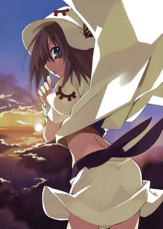 anime girl in white outfit