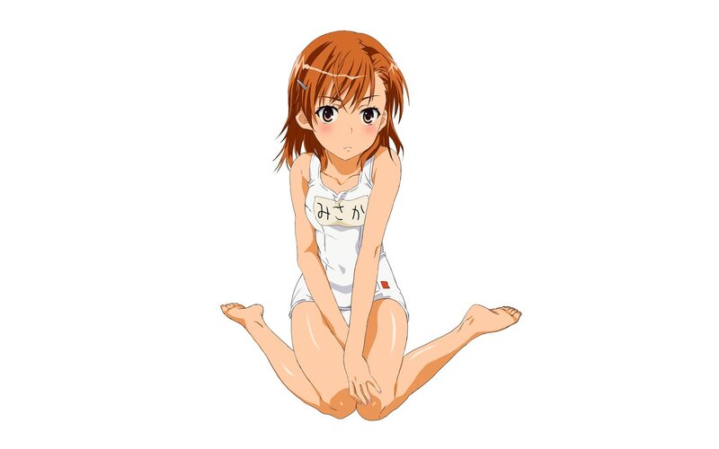 anime girl in white outfit