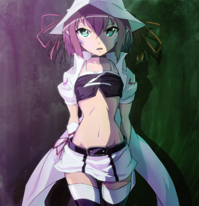 anime girl in white outfit