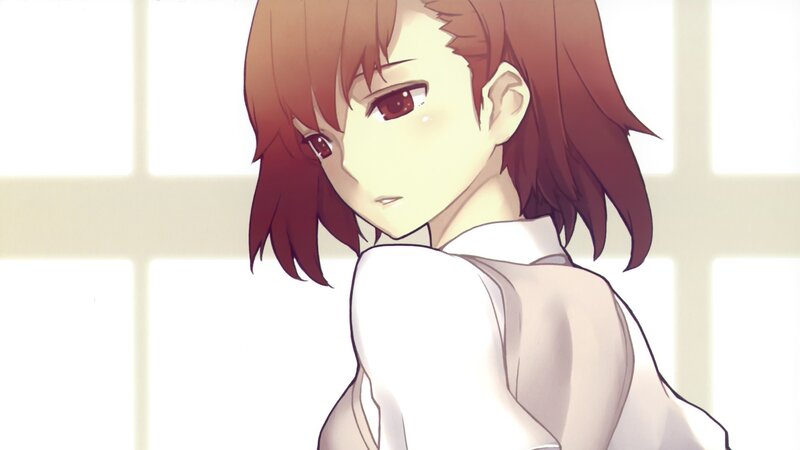 anime girl in white shirt
