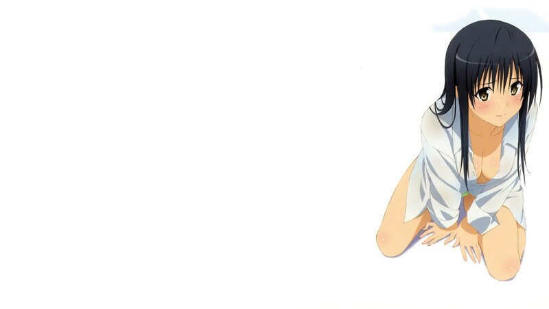 anime girl in white shirt