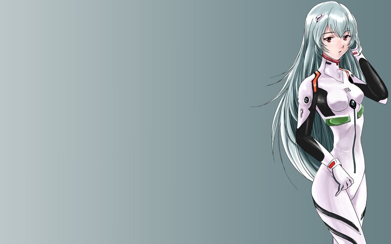 anime girl in white suit