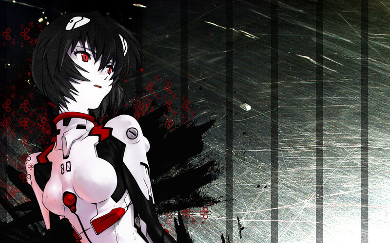 Anime Girl in White Suit — Black