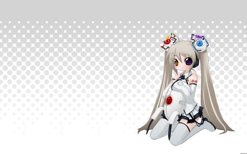 Anime Girl in White Suit — Neutral
