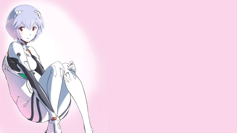 Anime Girl in White Suit — Pink, Calm