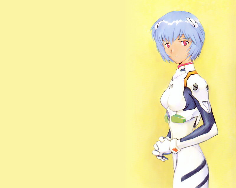 Anime Girl in White Suit — Yellow