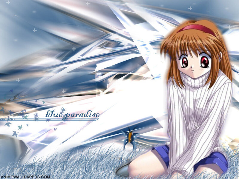 anime girl in white sweater