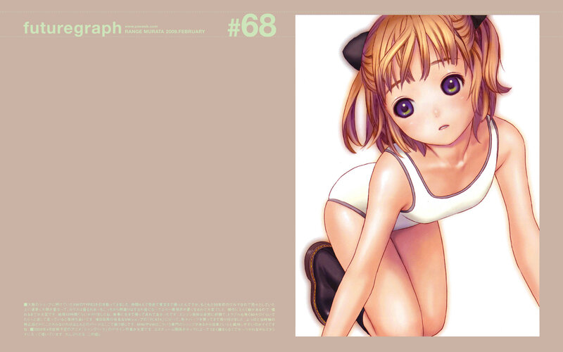 anime girl in white top