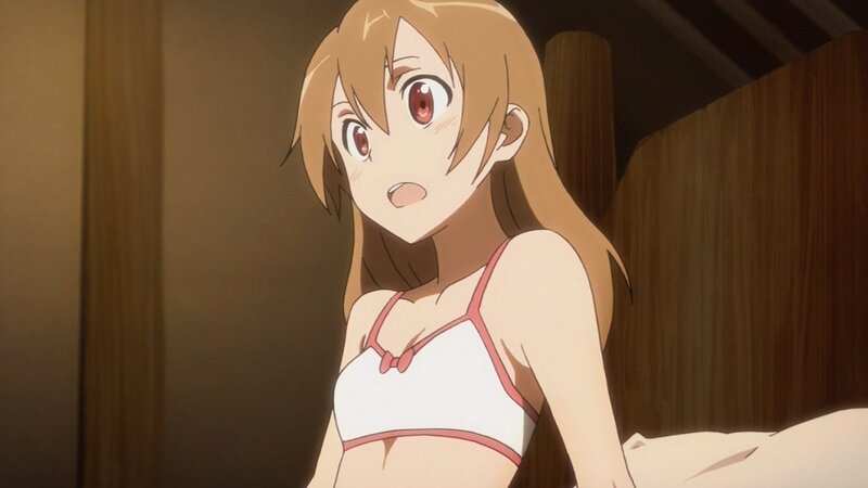 anime girl in white top