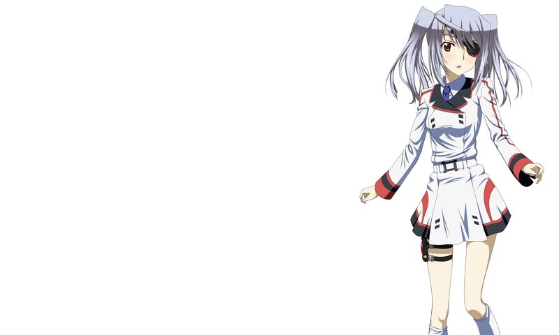 anime girl in white uniform