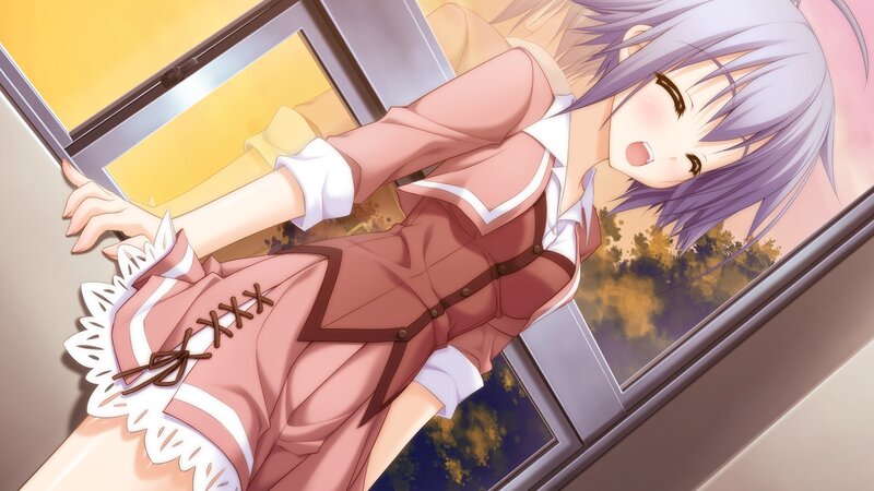 Anime Girl in Window