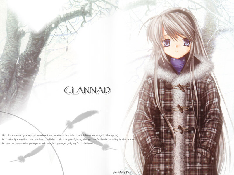 Anime girl in winter coat